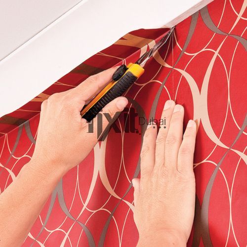 Durable wallpaper fixing