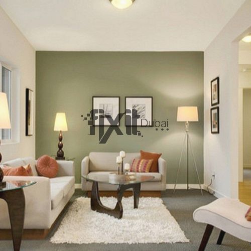Living room interior painting