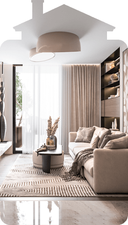 Living Room Curtains in Dubai