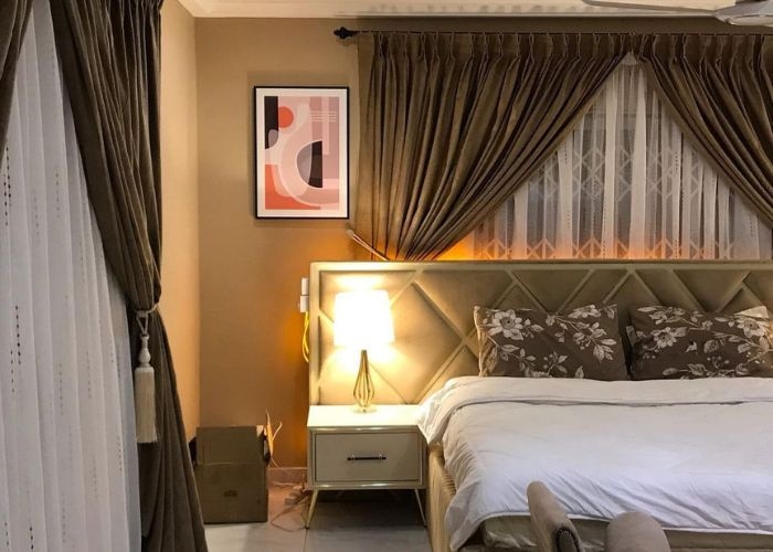 Luxury Bedroom Curtains Dubai, UAE