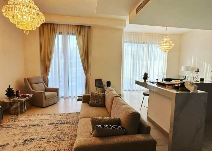 Our luxury living room curtains Dubai