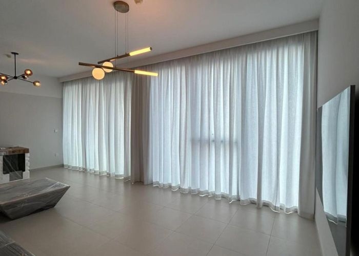 Our trendy living room curtains Dubai
