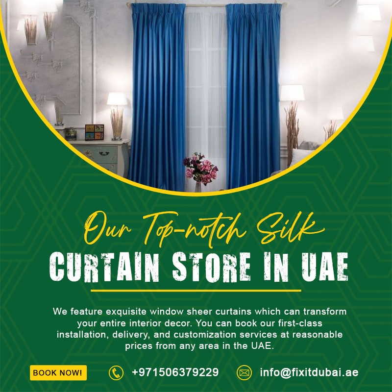 Silk Curtains in Dubai
