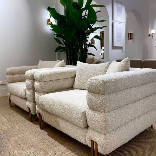 Reupholstered sofas