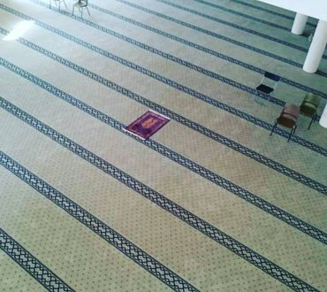Beautiful mosque carpets