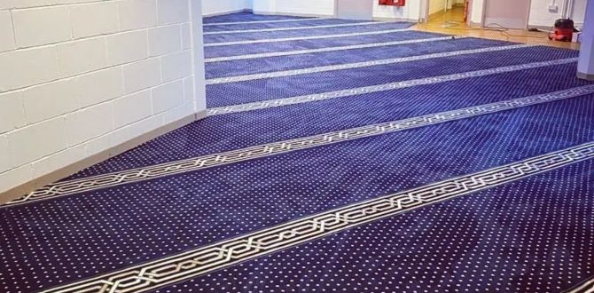 Blue mosque carpets in Dubai
