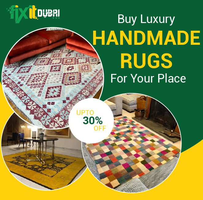 Handmade rugs sale banner